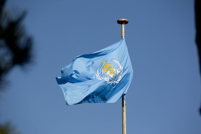 World Health Organization flag