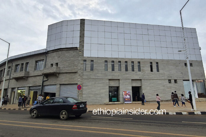 Cinema Empire, an old cinema hall and other historical buildings in Addis Ababa's Piassa demolished on July 4, 2026 (Ethiopia Insider)