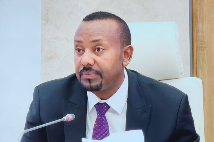 Prime Minister Abiy Ahmed at parliament session on July 7, 2026